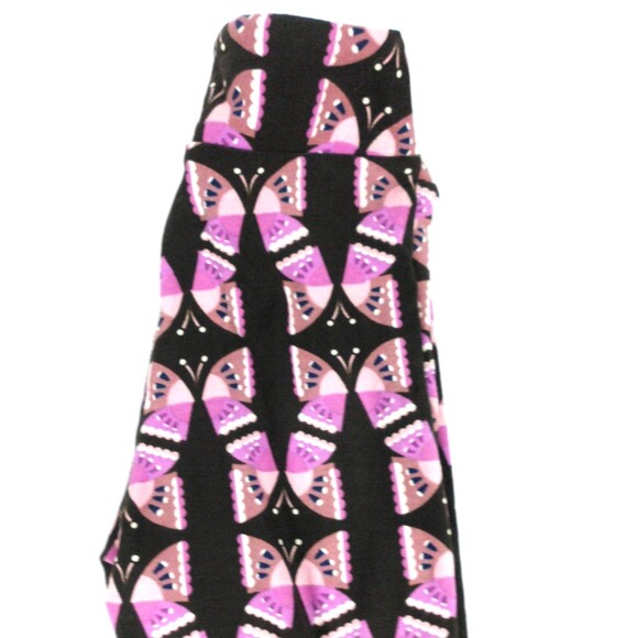 LuLaRoe Kids Buttery Soft Leggings Size S/M Small Medium Lot of 4 Print - Picture 2 of 9